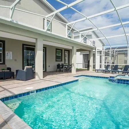 Marvelous 7Bd/5Ba Family Friendly W/ Gameroom & Pool Close To Disney 1201